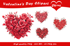 Valentine Framed Heart Clipart PNG Product Image 1
