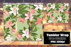 Bohemian Floral Watercolor Tumbler Wrap Product Image 1
