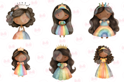 Cute Juneteenth Afro Girl Clipart - Set Of 34 Png Bundle Product Image 4