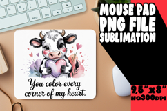 Cozy Desk Pad Design for Gifts, Cute Cow Product Image 1