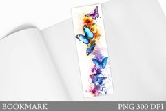 Butterfly Bookmark Sublimation. Butterflies Bookmark Design Product Image 1