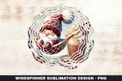Christmas Wind Spinner Sublimation Design Product Image 1