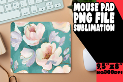 CHEERFUL mouse PAD Fun Magic, Flower Pattern Product Image 1