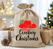 Cowboy Christmas svg, png cut file, Howdy christmas print Product Image 4