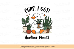 Cute Plant Lover Quote Design png sticker sublimation Product Image 2