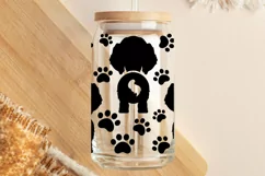 Golden Retriever SVG, Golden Retriever Libbey Glass Wrap Product Image 3