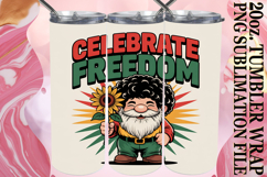 Luminous moments 20oz tumbler wrap, Juneteenth Product Image 1