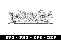 Wildflowers Svg Design | Svg Files for Cricut Product Image 1
