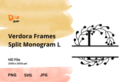 Verdora Split Frames Monogram Product Image 1