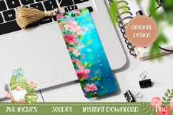 Spring Flowers Bookmark, Cartoon Bookmark Printable Product Image 1