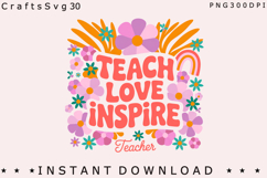 Teacher Sublimation Bundle, Teacher png Product Image 14