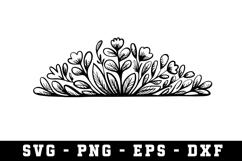 Wildflowers Svg Design | Svg Files for Cricut Product Image 1