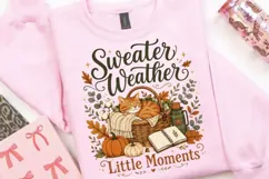Sweater Weather Little Moments PNG Sublimation Design - Cozy Product Image 3