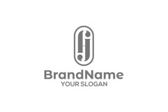 HJ logo letter monogram design Vector Product Image 2