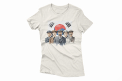 Diverse Korean Independence Era Figures Taegeukgi PNG Product Image 4