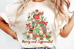 Christmas Coffee Cup Tree Sublimation, Christmas Png Product Image 4