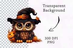 6 PNG Cute animal halloween clipart Bundle Product Image 2