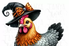 Chick or Treat PNG, Funny Halloween Chicken Sublimation Product Image 4