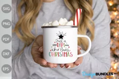 Just A Girl Who Loves Christmas SVG Design / Christmas Girl Product Image 2