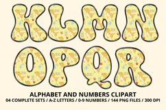 Cute Dinisaur Alphabet &amp; Numbers PNG - 300 DPI Clipart Product Image 3