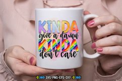 Kinda give a damn kinda don&#039;t care PNG Product Image 3