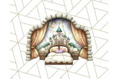 Princess Castle Room PNG Clipart for Royal Interiors & Scene Product Image 4