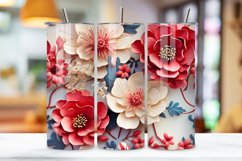 spring floral tumbler wrap | Seamless Tumbler Wrap Product Image 3