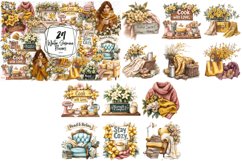 Christmas Flowers Clipart Mega Bundle Product Image 5