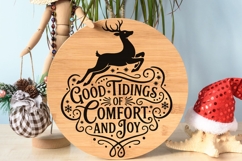 Good Tidings Of Comfort And Joy Svg, Farmhouse Christmas Svg Product Image 8