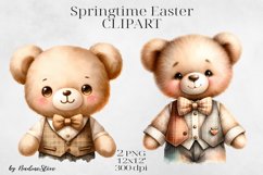 Cute Springtime Easter Clipart BUNDLE PNG. Product Image 13