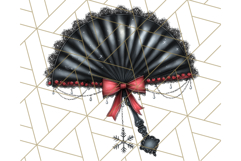 Dark Nutcracker Clipart Gothic Holiday Ballet PNG, Christmas Product Image 4