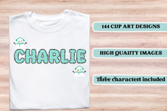 Frozen Princess Alphabet png clipart, Frozen letters doodle Product Image 6