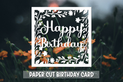 20 Happy Birthday Greeting card SVG,Paper cut SVG Birthday Product Image 3