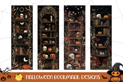 Magic Halloween Bookmarks, Gothic Bookmark Designs Product Image 1