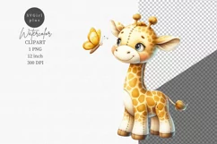 Giraffe clipart, Toy clipart, Cute Animals Clipart, Product Image 1