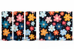 Flowers Tumbler Design. Flowers Tumbler Wrap Sublimation Product Image 2