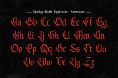 Grudge - Gothic Blackletter Typeface Product Image 12
