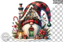 Christmas Gnome Sublimation - Clipart PNG Design Product Image 1