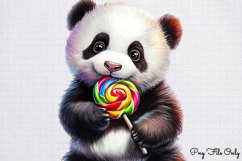 Lollipop Animals Clipart PNG Product Image 1