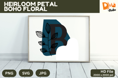 Heirloom Petal Boho Floral Monogram Product Image 1