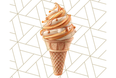 Ice Cream Clipart PNG, Summer Treats Clip Art, Swirl Cone Product Image 4