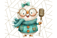 Snowman Family Clipart PNG Winter Holiday Art Product Image 4