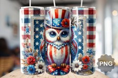 4th Of July Owl Tumbler Bundle - 30 Designs Product Image 13