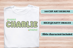 Spring Fling Alphabet png, letters doodle, spring clipart Product Image 6