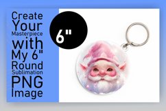 Whimsical Gnome Round Design Watercolor Magic Product Image 1