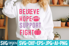 Believe Hope Support Fight Breast Cancer - Awareness Product Image 1