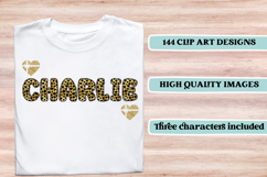 Valentine Alphabet Clip Art, valentines day letters doodle Product Image 6