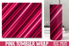 Pink Digital Paper Tumbler Wrap Product Image 1