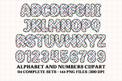 Springtime Alphabet png, letters doodle, springtime clipart Product Image 4