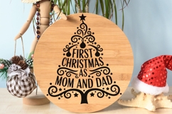 First Christmas As Mom And Dad Svg, Christmas family Svg. Product Image 5